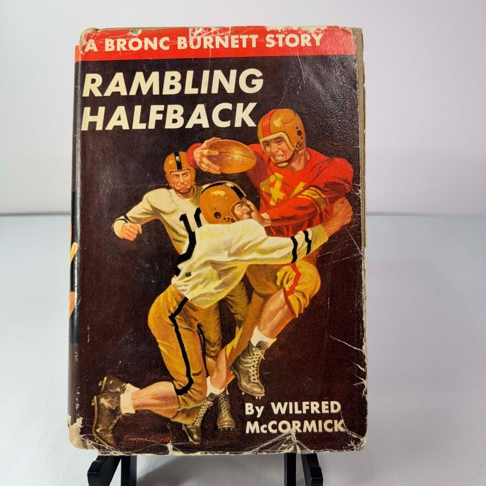 Rambling Halfback Bronc Burnett #4 1950 Wilfred McCormick Vintage Football